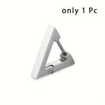 Silver Triangle Geometric Unisex Punk Rock Stainless Steel Earring