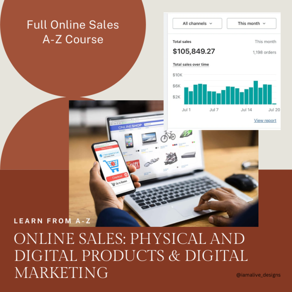 Mastering Online Sales: Physical and Digital Products, Digital Marketing & Dropshipping Bonus