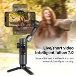 AOCHUAN XE 3-Axis Handheld Gimbal Stabilizer Foldable Smartphone Cellphone Video Record Vlog PTZ Stabilizer For IPhone Xiaomi Samsung