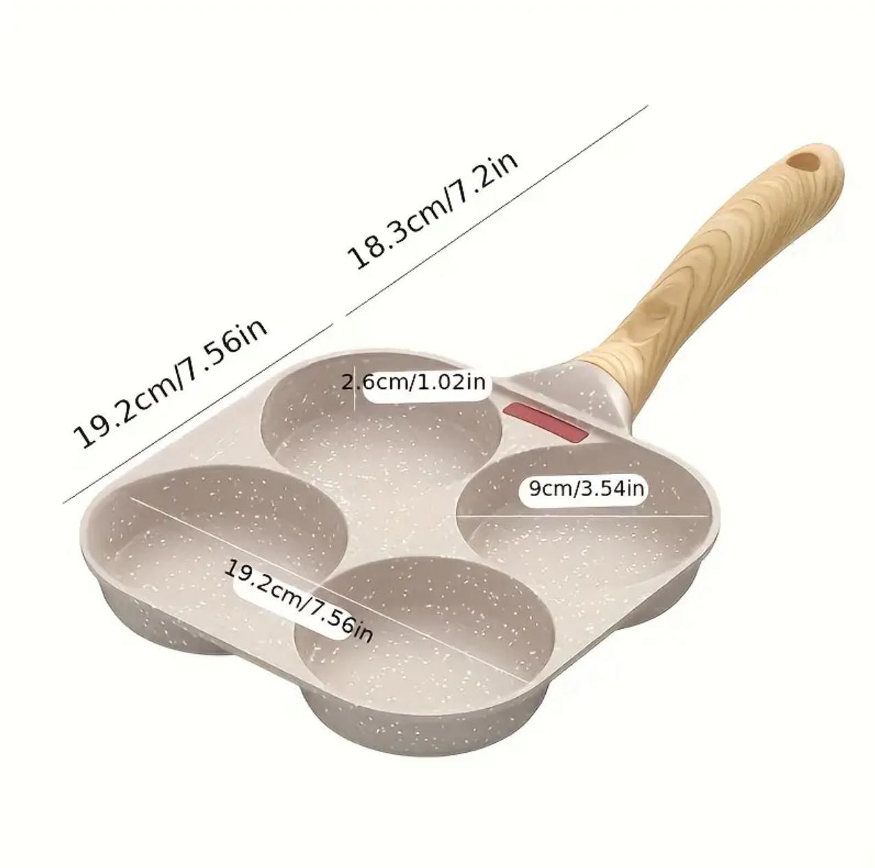 Household Four-hole Frying Pan