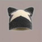 Anime Inspired Polyester Balaclava Beanie with Cat Ears