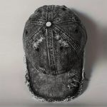 Vintage Distressed Denim Baseball Cap