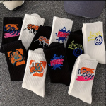 10 Pairs Graffiti Print Socks