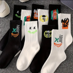 10 Pairs Graffiti Print Socks