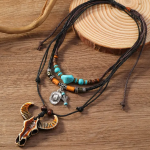 Bohemian Style Pendant Necklace Set