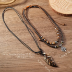 Bohemian Style Pendant Necklace Set