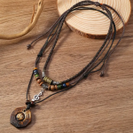 Bohemian Style Pendant Necklace Set