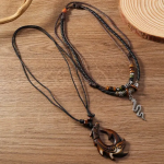 Bohemian Style Pendant Necklace Set