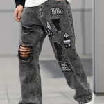 Fashion Embroidered Design Jeans