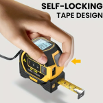 1pc Laser Tape Measure 3 In 1