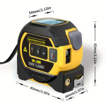 1pc Laser Tape Measure 3 In 1