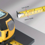 1pc Laser Tape Measure 3 In 1